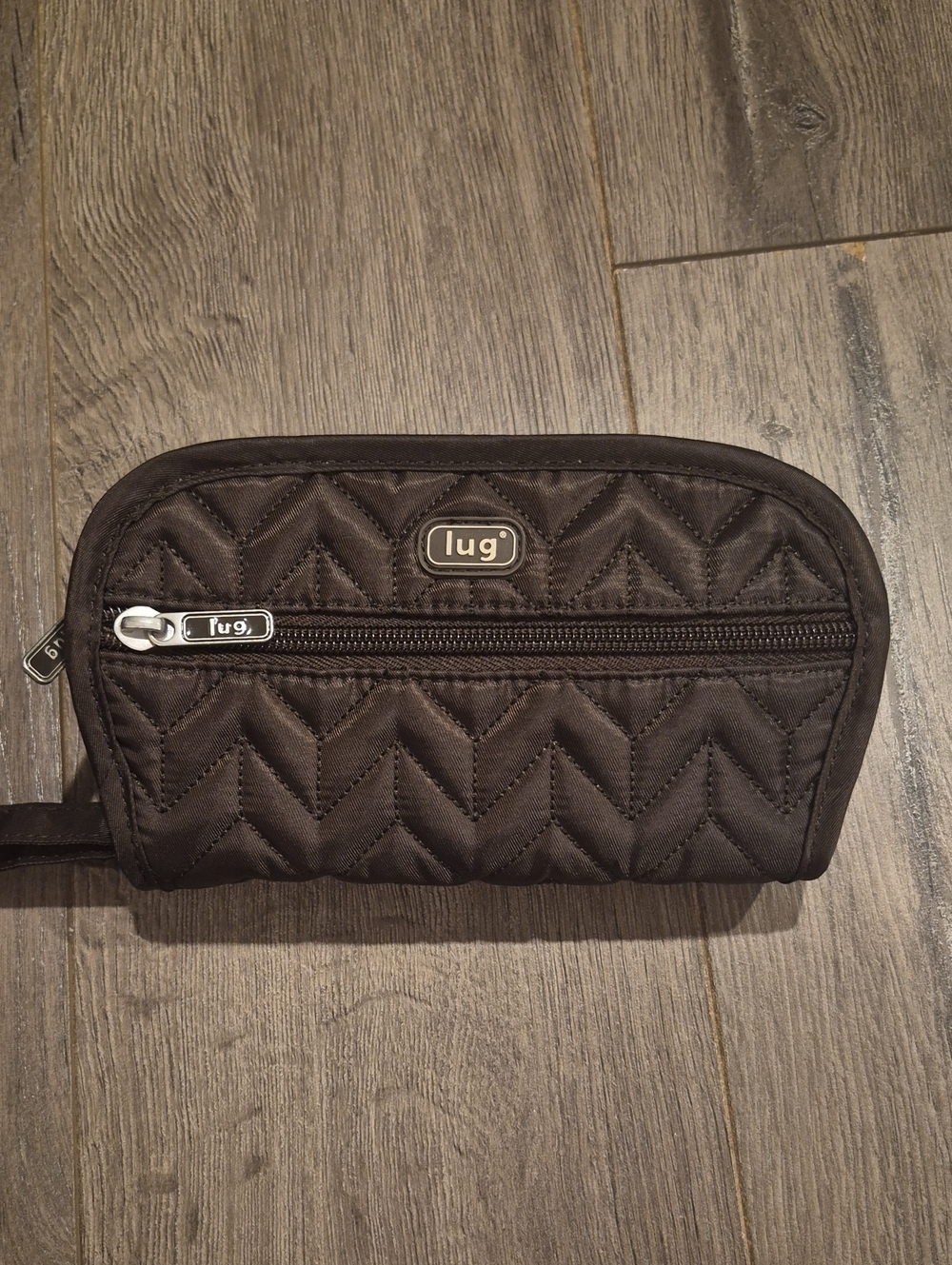 lug Black Toiletry Wristlet